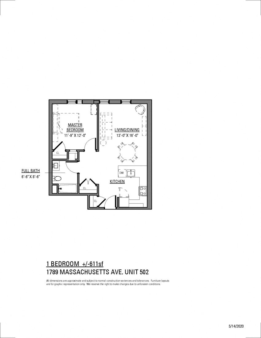 1789 MASSACHUSETTS, UNIT 502